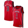 New Orleans Pelicans CJ McCollum Jordan 2023-24 Statement Edition Punainen Miesten Pelipaidat Swingman
